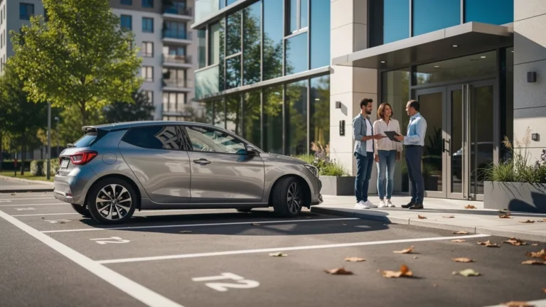 Effet d'une place de parking sur le délai de vente d'un T2 dans un quartier urbain moderne